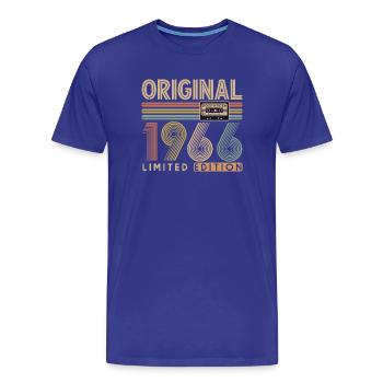 60. Geburtstag, 60 Jahre - Männer Premium Bio T-Shirt - Königsblau - Vorne - Damien (186cm)