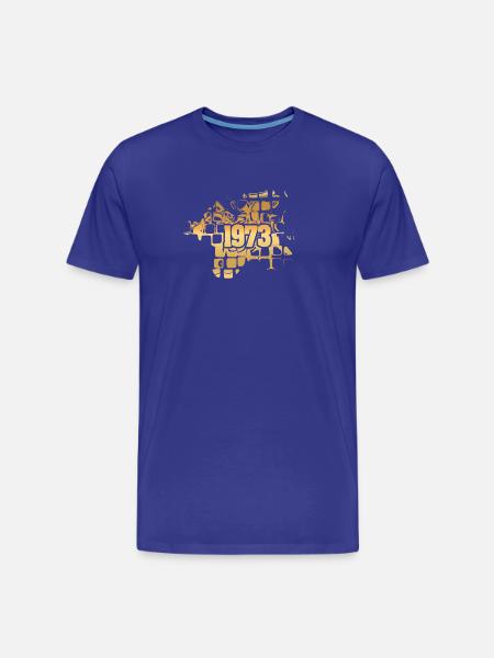 Opa 1973 - Männer Premium Bio T-Shirt - Königsblau
