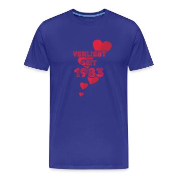 Jahr 1983 - Männer Premium Bio T-Shirt - Königsblau - Vorne - Damien (186cm)