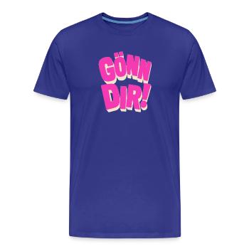 Fais-toi plaisir ! - T-shirt bio Premium Homme - bleu roi - Devant - Damien (186cm)