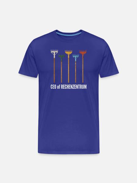Rechenzentrum Gärtner Garten Gartenarbeit - Männer Premium Bio T-Shirt - Königsblau