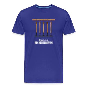 Rechenzentrum Gärtner Garten Gartenarbeit - Männer Premium Bio T-Shirt - Königsblau - Vorne - Damien (186cm)