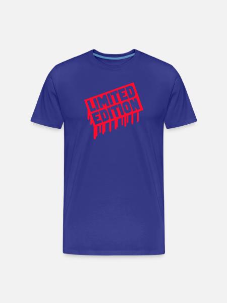 Limited Edition Stamp - Men's Premium Organic T-Shirt - royal blue