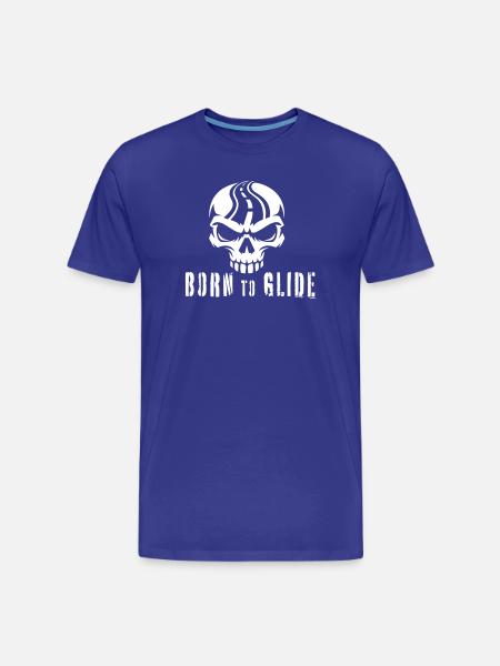 skull_negativ - Männer Premium Bio T-Shirt - Königsblau