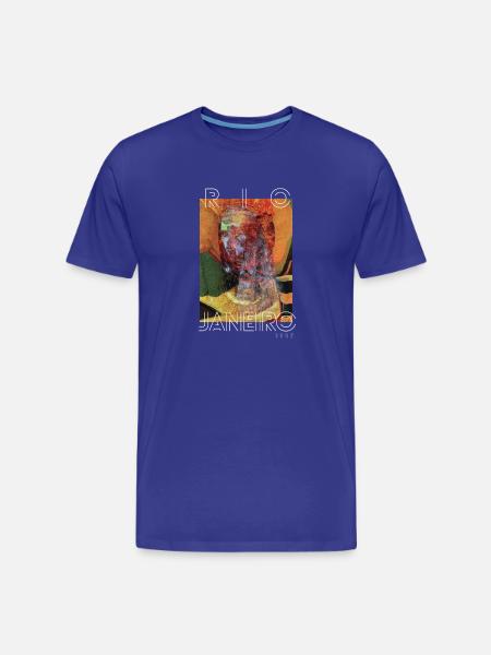 Rio1997 Collage Artwork - Männer Premium Bio T-Shirt - Königsblau