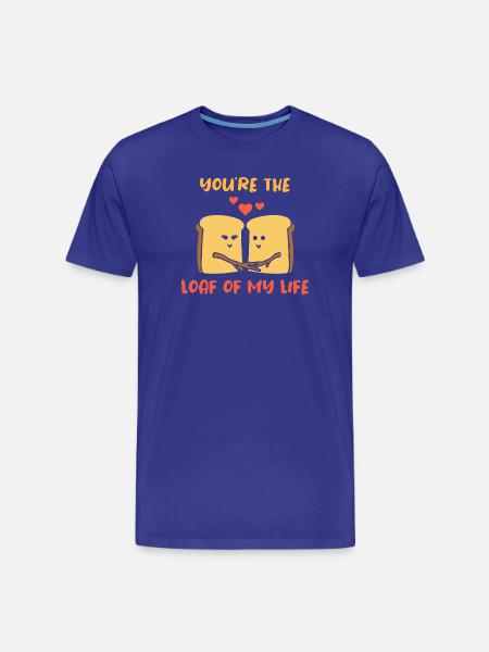Bread Baker Bakery Bread Roll Baking - Men's Premium Organic T-Shirt - royal blue