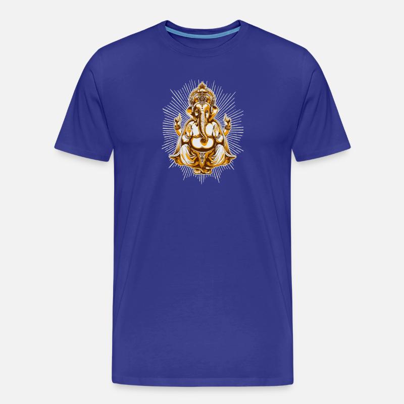 shiva ganesh ganesha - Männer Premium Bio T-Shirt - Königsblau
