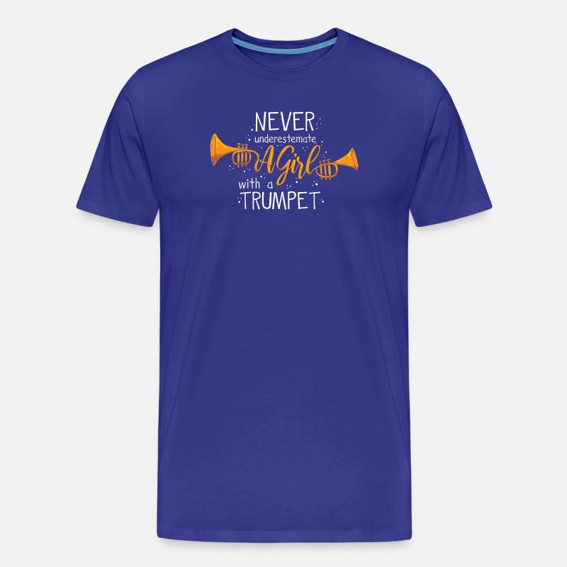 Trompete Trompeter - Männer Premium Bio T-Shirt - Königsblau