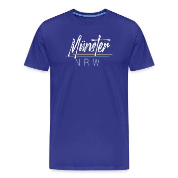 Münster Nrw - Männer Premium Bio T-Shirt - Königsblau - Vorne - Damien (186cm)