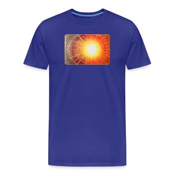 Sternentor Auflösung der alten Matrix Sonja Ariel - Männer Premium Bio T-Shirt - Königsblau - Vorne - Damien (186cm)