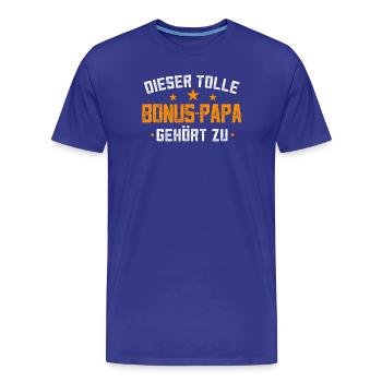 Ce super papa appartient à un cadeau pour la fête des pères - T-shirt bio Premium Homme - bleu roi - Devant - Damien (186cm)