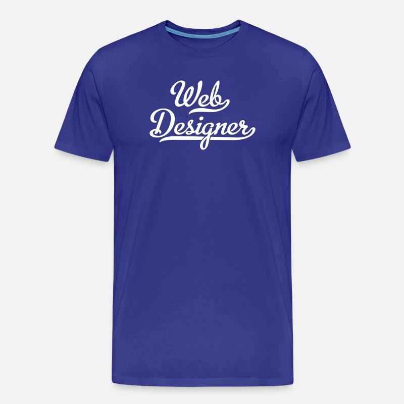 Web Designer - Männer Premium Bio T-Shirt - Königsblau