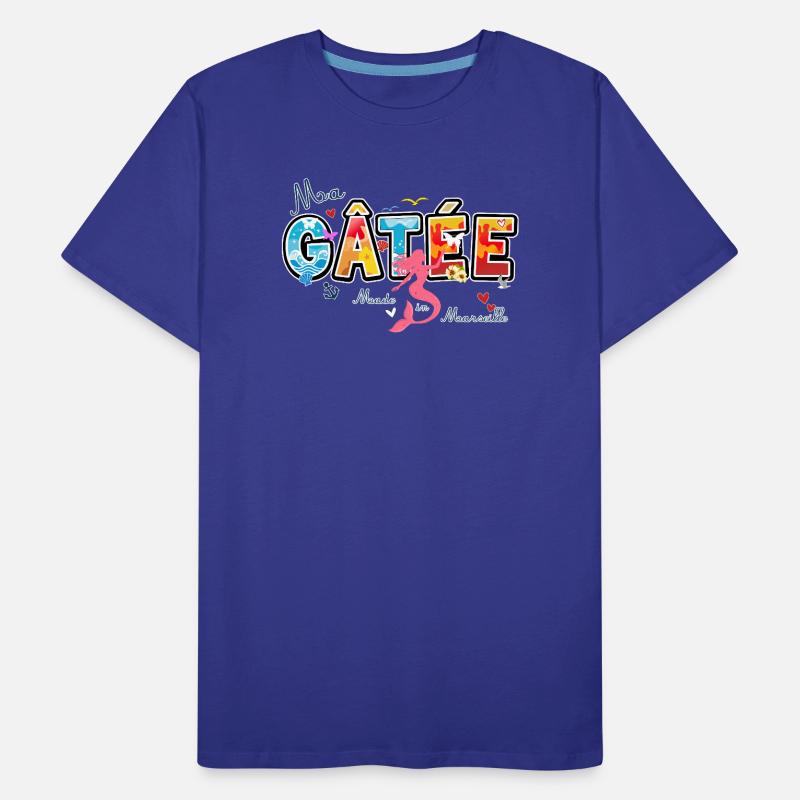 Ma Gatée, Expression marseillaise, valentines gift T-shirt bio Premium Homme