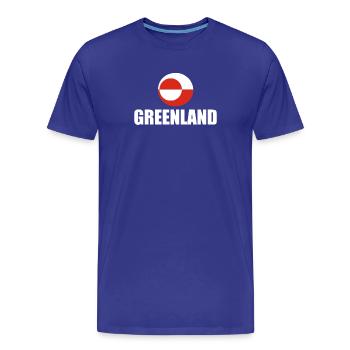Groenland - Nu Det Nuuk - Danemark - Danemark - T-shirt bio Premium Homme - bleu roi - Devant - Damien (186cm)