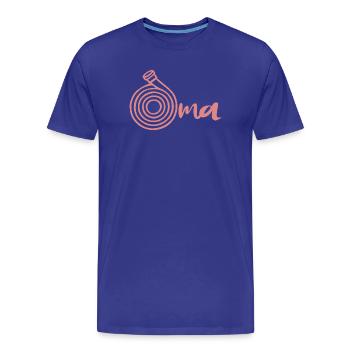 Garden Hose Gardener Grandma - Men's Premium Organic T-Shirt - royal blue - Front - Damien (186cm)