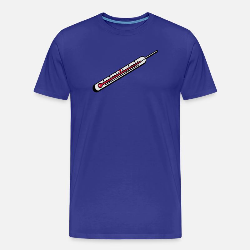 Ein Quecksilber Thermometer - Männer Premium Bio T-Shirt - Königsblau