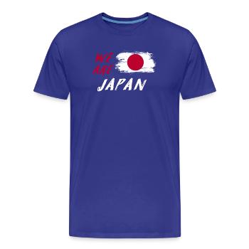 Nous sommes la conception des drapeaux du Japon - T-shirt bio Premium Homme - bleu roi - Devant - Damien (186cm)