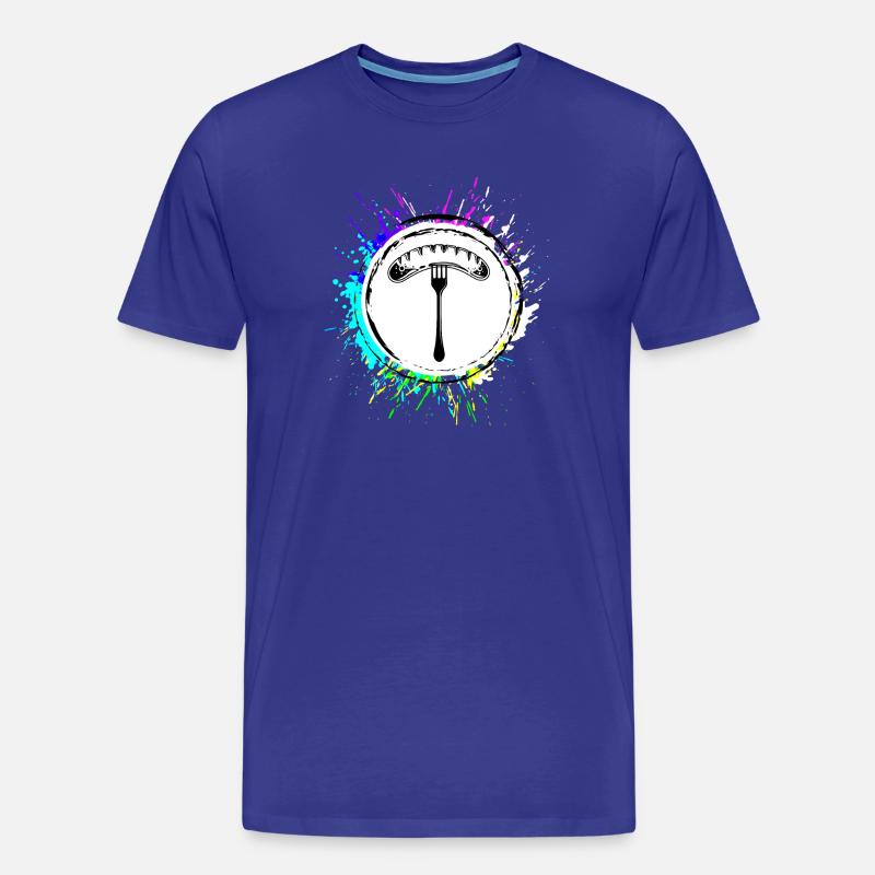 Bratwurst Wurst - Männer Premium Bio T-Shirt - Königsblau