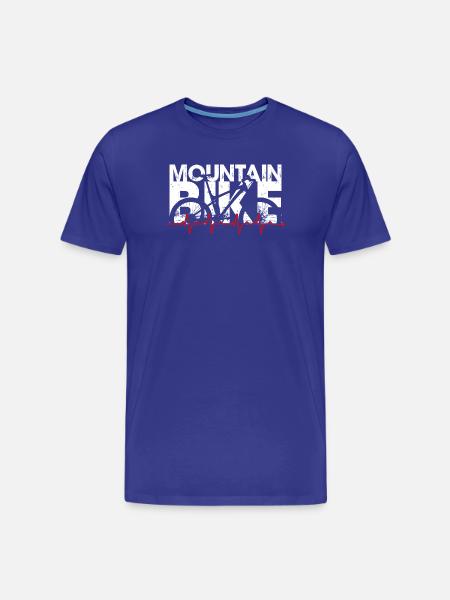 Rythme du VTT - T-shirt bio Premium Homme - bleu roi