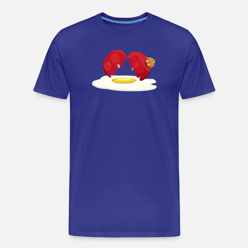 Weihnachtskugel zerbrochenes Ei - Männer Premium Bio T-Shirt - Königsblau