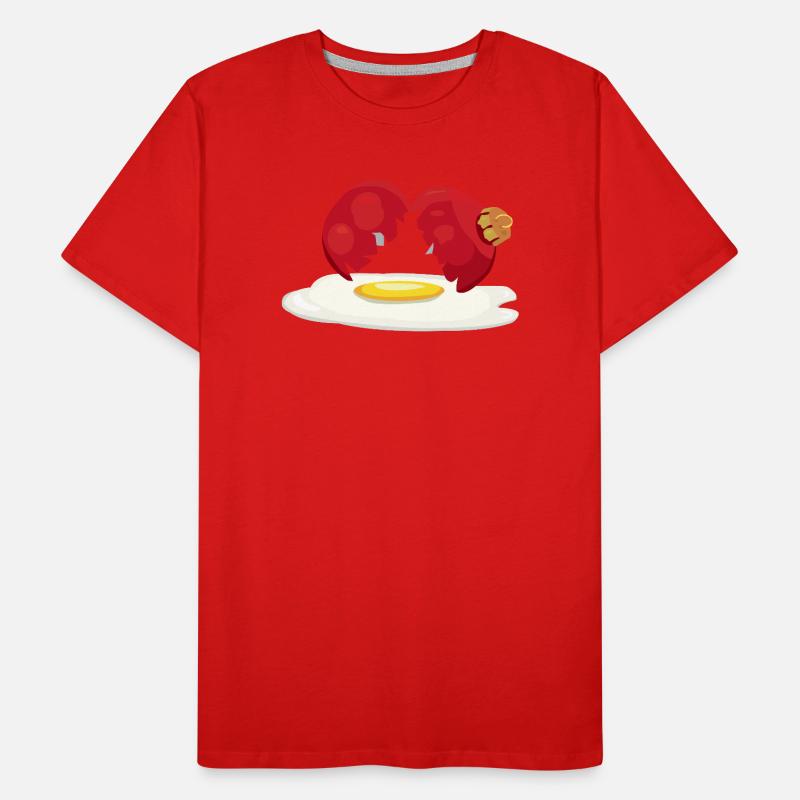 Weihnachtskugel zerbrochenes Ei Männer Premium Bio T-Shirt
