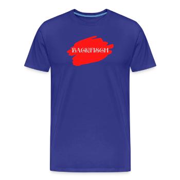 Backfisch - Vocabulaire - Mots oubliés - T-shirt bio Premium Homme - bleu roi - Devant - Damien (186cm)