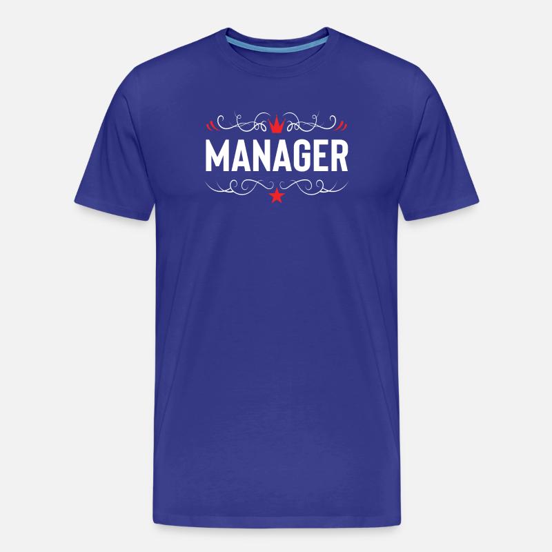 Manager Beruf - Männer Premium Bio T-Shirt - Königsblau
