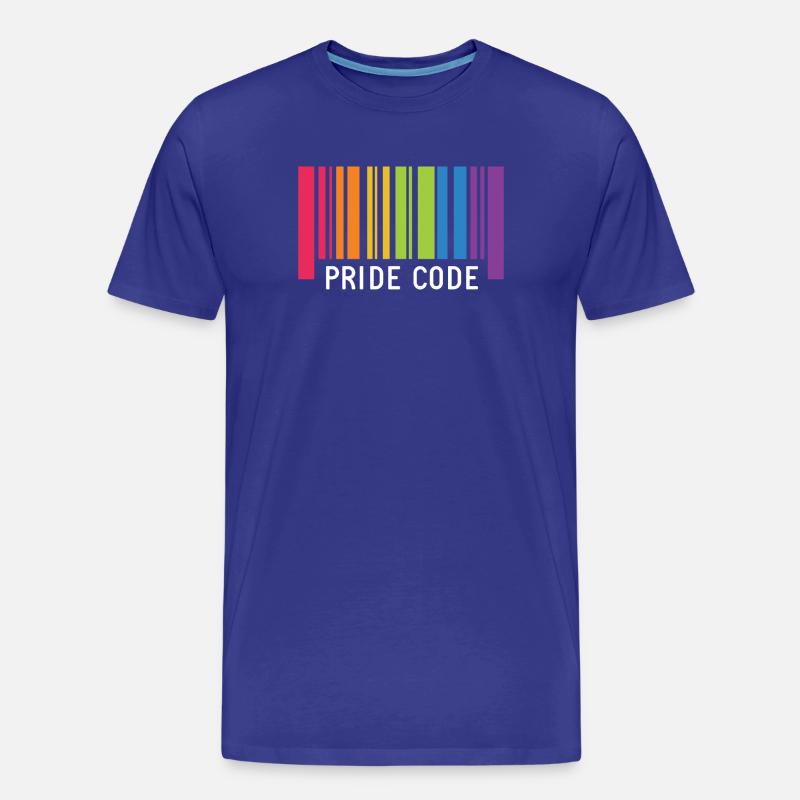 LGBT Pride Month - Pride Code - Men's Premium Organic T-Shirt - royal blue