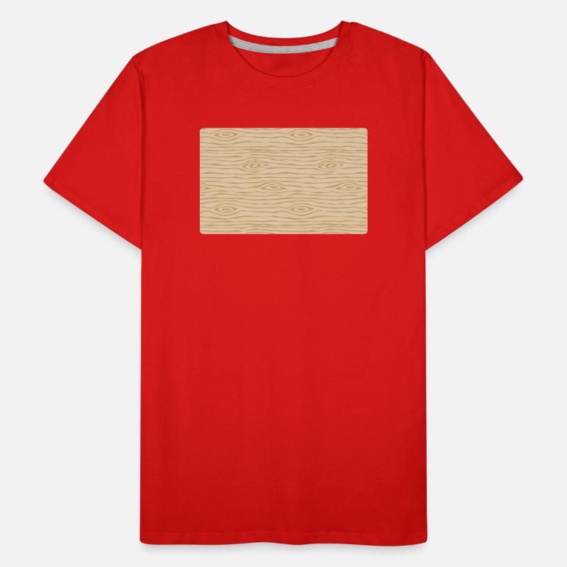 Conception de planche à découper en bois T-shirt bio Premium Homme
