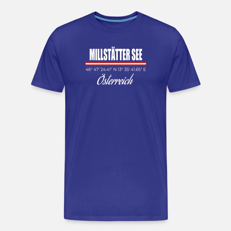 Millstätter See - Männer Premium Bio T-Shirt - Königsblau