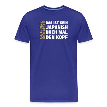 Geh Mal Bier Holen Lustige Bier Trinkfreunde - Männer Premium Bio T-Shirt - Königsblau - Vorne - Damien (186cm)