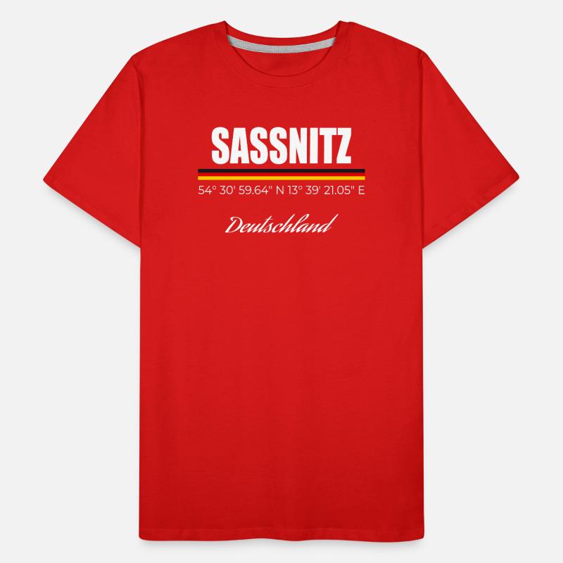 Sassnitz Männer Premium Bio T-Shirt