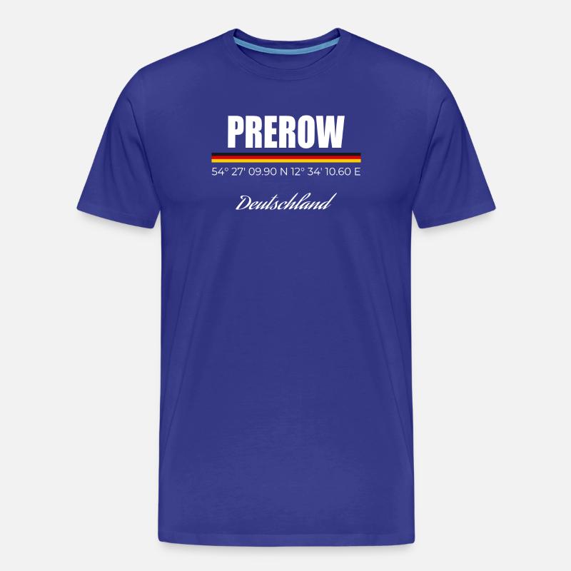 Prerow - Männer Premium Bio T-Shirt - Königsblau