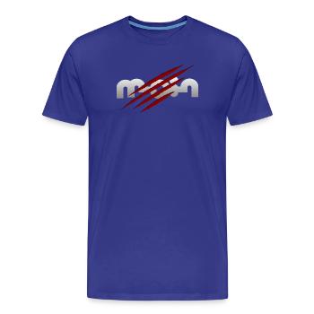 Hello - Men's Premium Organic T-Shirt - royal blue - Front - Damien (186cm)