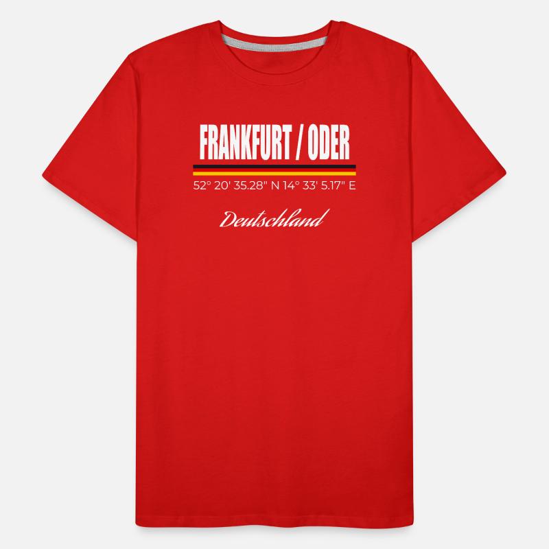 Frankfurt / Oder Männer Premium Bio T-Shirt