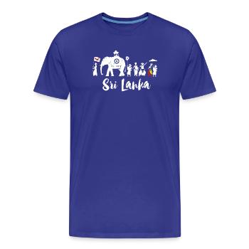 Kandy Esala Perahera Sri Lanka - Dalada Perahara - Männer Premium Bio T-Shirt - Königsblau - Vorne - Damien (186cm)