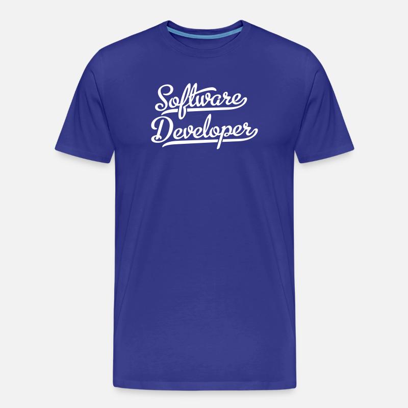 Software Developer - Männer Premium Bio T-Shirt - Königsblau