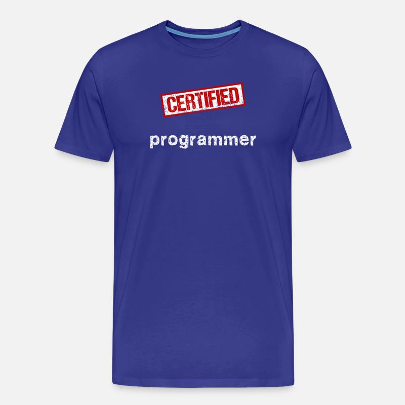 Programmeur - T-shirt bio Premium Homme - bleu roi
