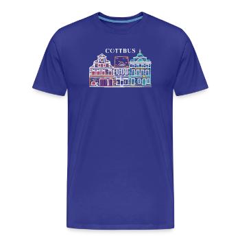 Cottbus Altmarkt, tout simplement magnifique ! Brandebourg - T-shirt bio Premium Homme - bleu roi - Devant - Damien (186cm)