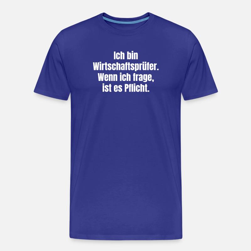 Je suis expert-comptable agréé Devis - T-shirt bio Premium Homme - bleu roi