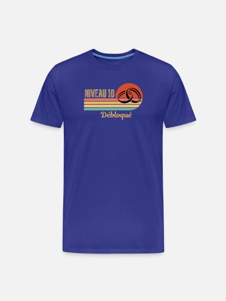 Brautmutt-Hochzeit – 10 Jahre Ehe - Männer Premium Bio T-Shirt - Königsblau