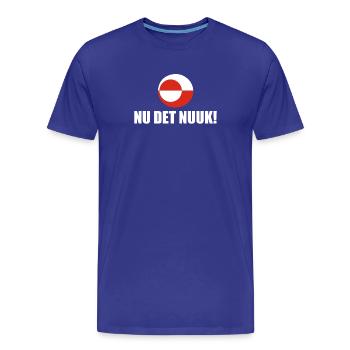 Groenland - Nu Det Nuuk - Danemark - Danemark - T-shirt bio Premium Homme - bleu roi - Devant - Damien (186cm)
