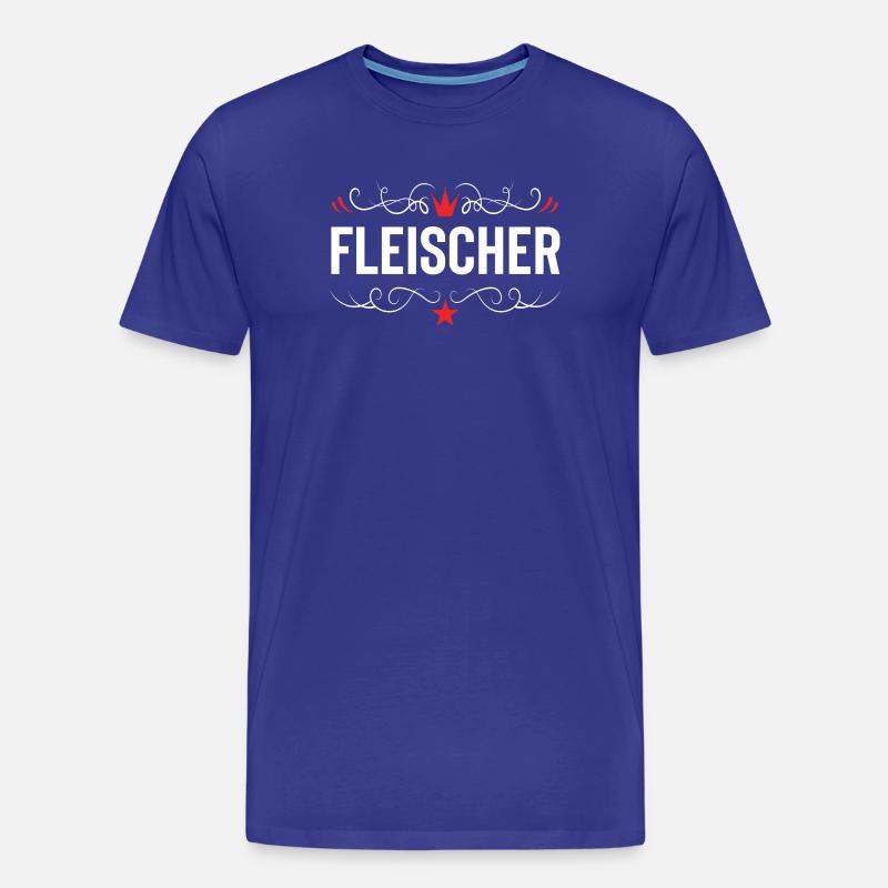 Fleischer Beruf - Männer Premium Bio T-Shirt - Königsblau