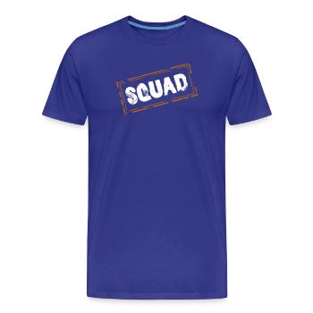 squad - Männer Premium Bio T-Shirt - Königsblau - Vorne - Damien (186cm)
