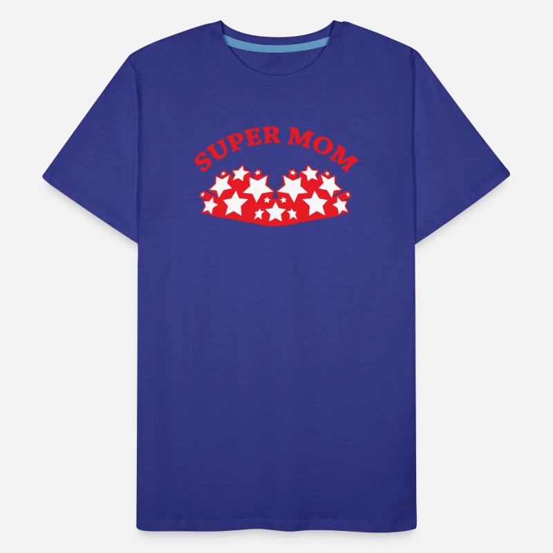 Super Mom - Muttertag Männer Premium Bio T-Shirt