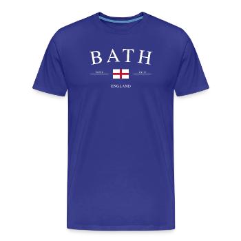 Bath, Angleterre – Souvenirs et cadeaux de vacances - T-shirt bio Premium Homme - bleu roi - Devant - Damien (186cm)