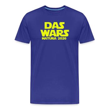 das wars matura 2026 gymnasium - Männer Premium Bio T-Shirt - Königsblau - Vorne - Damien (186cm)