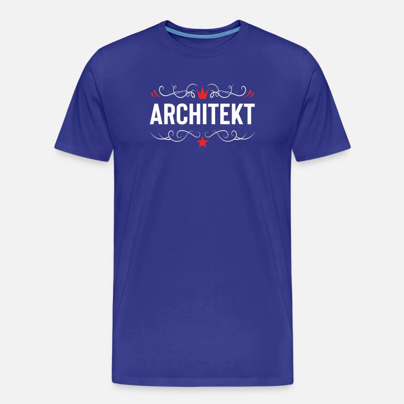 Architekt Beruf - Männer Premium Bio T-Shirt - Königsblau
