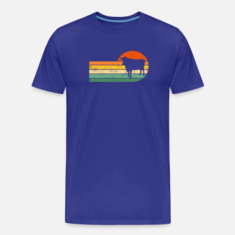 Kuh Kühe - Männer Premium Bio T-Shirt - Königsblau
