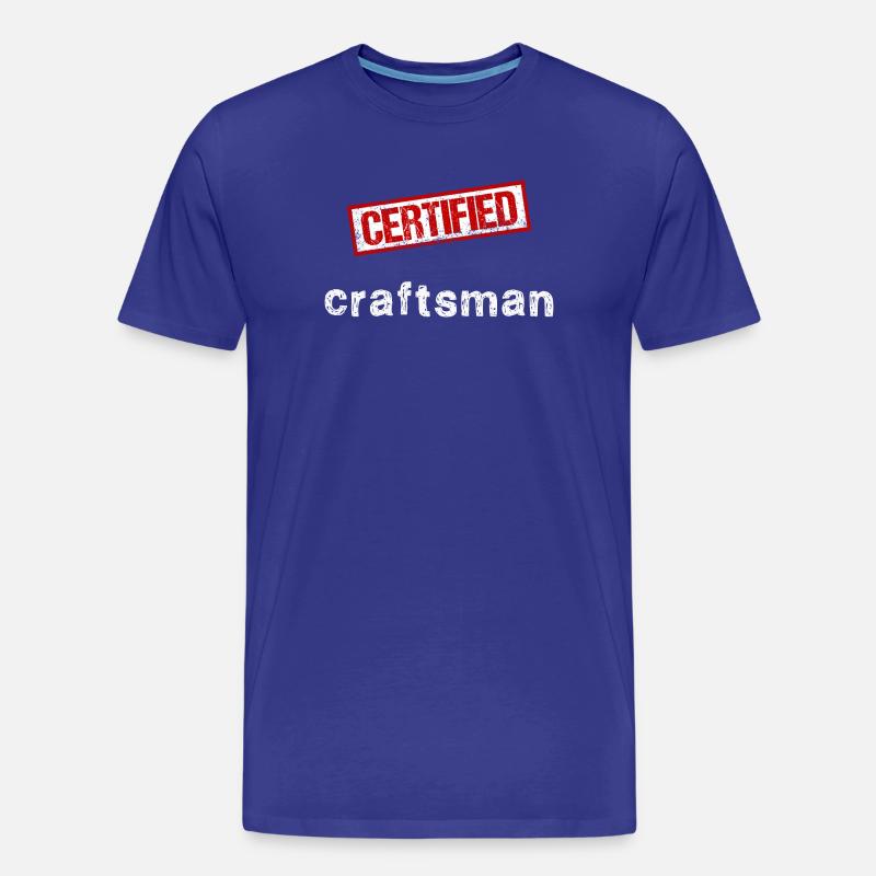 Handwerker - Männer Premium Bio T-Shirt - Königsblau